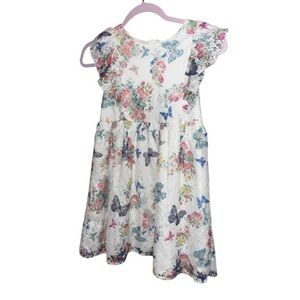 Elegant White Lace Dress by Beebay